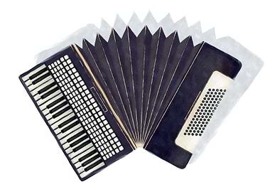 Watercolor accordion