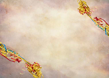 streamers for postcard