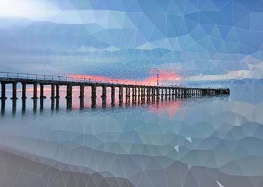 the bridge over the water