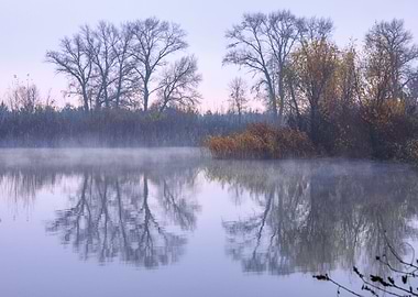 The lake near Kyiv city