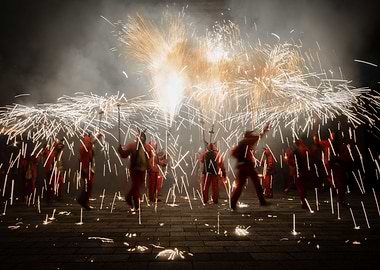 Correfocs in Catalonia