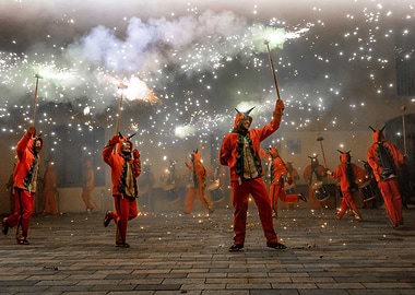 Correfocs in Catalonia