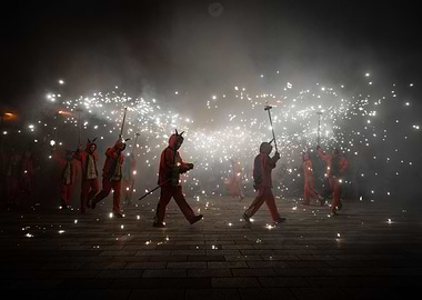 Correfocs in Catalonia