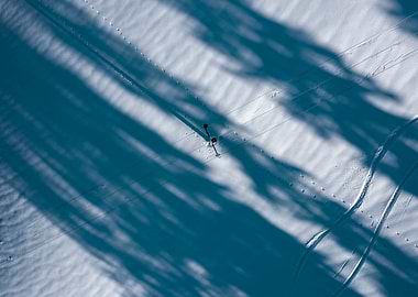 winter power supply line