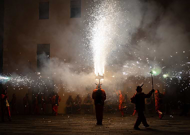 Correfocs in Catalonia
