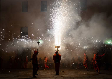 Correfocs in Catalonia