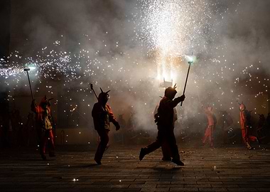 Correfocs in Catalonia