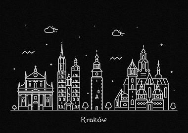 Krakow Skyline