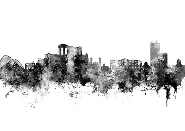 Athens Greece Skyline