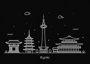 Kyoto Skyline