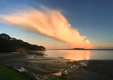 When Clouds Paint Nature