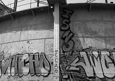 Industrial black and white