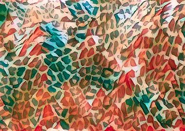 abstract colorful spotted