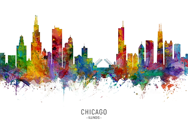 Chicago Illinois Skyline