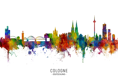 Cologne Germany Skyline