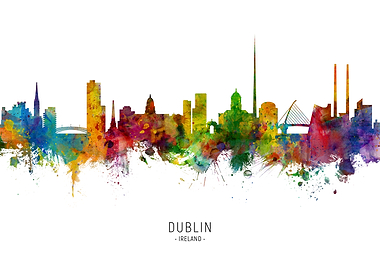 Dublin Ireland Skyline