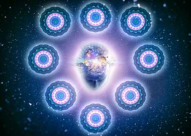 Neuron geometry mandala