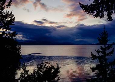 Nature e sunset in Trakai
