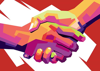 handshake symbol of peace