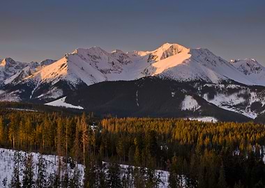 Tatry in the morning