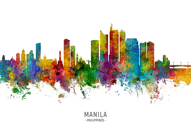 Manila Philippines Skyline