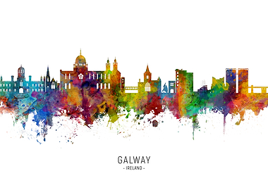 Galway Ireland Skyline