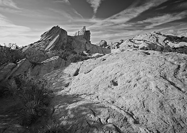 Vasquez Rocks at Sunset