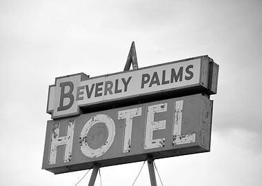 Vintage Beverly Palms sign