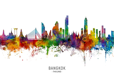 Bangkok Thailand Skyline