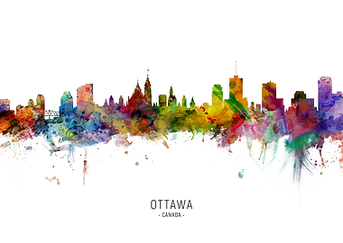 Ottawa Canada Skyline