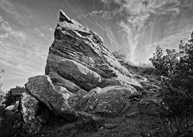 Dramatic Rock Outcrop