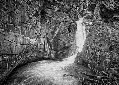 Johnston Canyon Falls