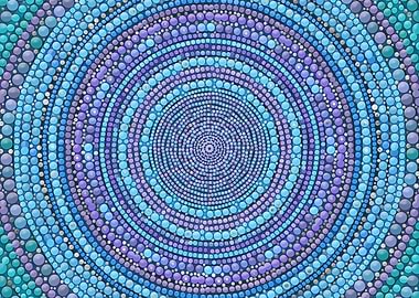 Dot Art Pastel Mandala