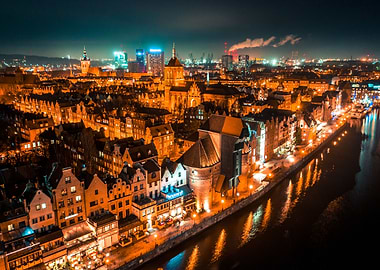 Gdansk by night