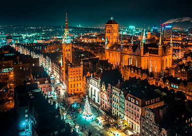 Gdansk by night