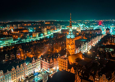 Gdansk by night