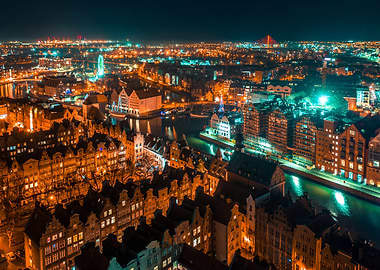 Gdansk by night