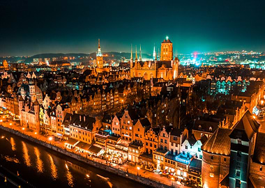 Gdansk by night