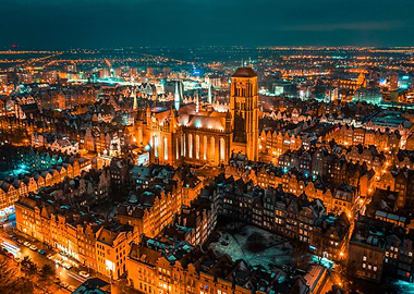 Gdansk by night