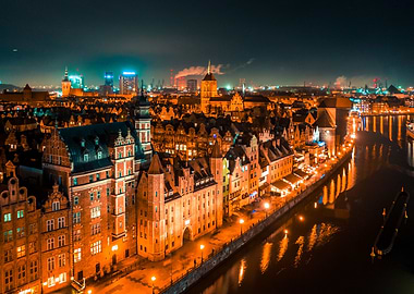 Gdansk by night