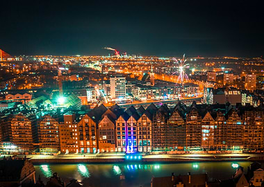 Gdansk by night