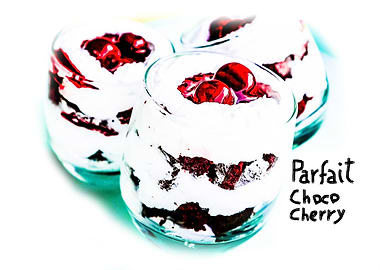 Parfait choco cherry
