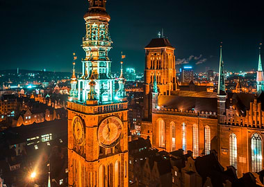 Gdansk by night