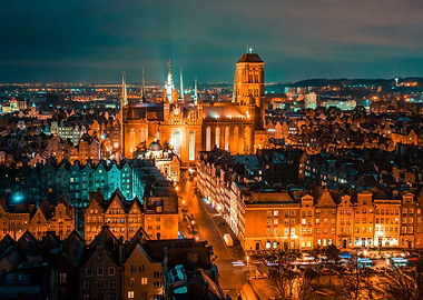 Gdansk by night