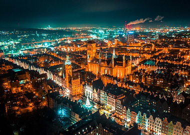 Gdansk by night