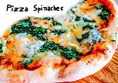 Pizza spinaches