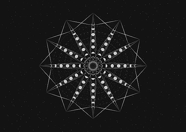 Moon Cycle Mandala