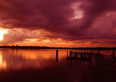 Sunset on the Potomac Rive