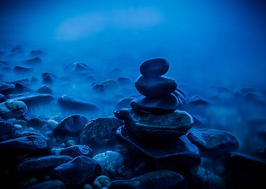 Peaceful Zen Sculpture