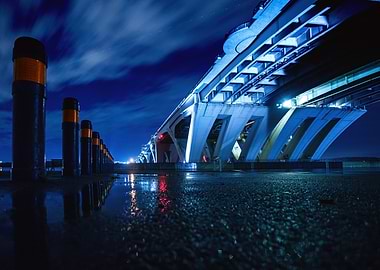 Night sky over the Wilson